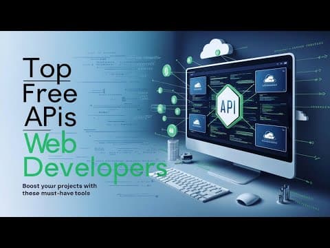 Free APIs for Web Developers to Boost Your Productivity
